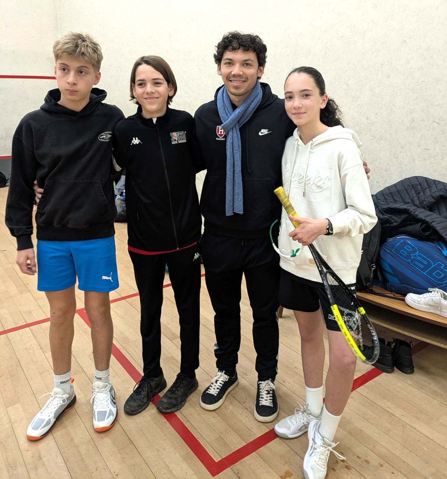 Victor Crouin et les jeunes